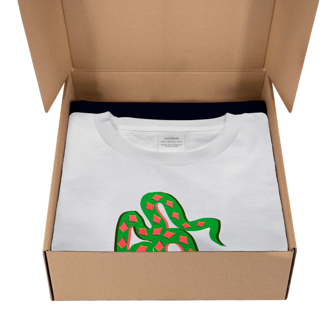 Conjunto pijama camiseta manga larga personalizado