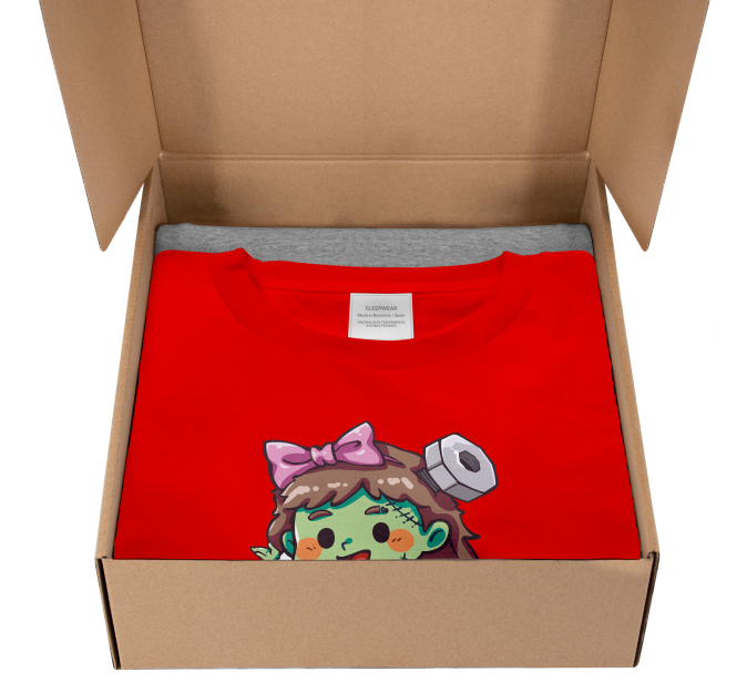 Conjunto pijama manga larga infantil personalizado