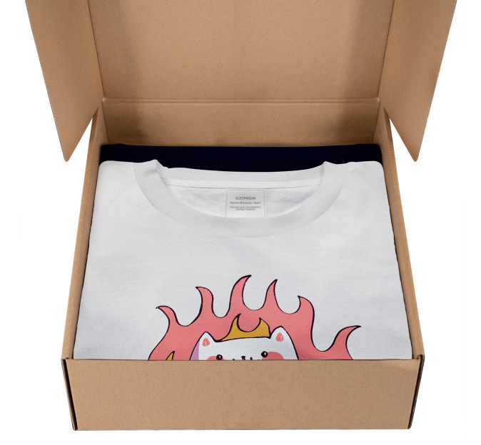 Conjunto pijama manga larga infantil personalizado