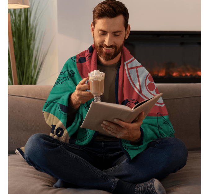 Manta polar talla L personalizada