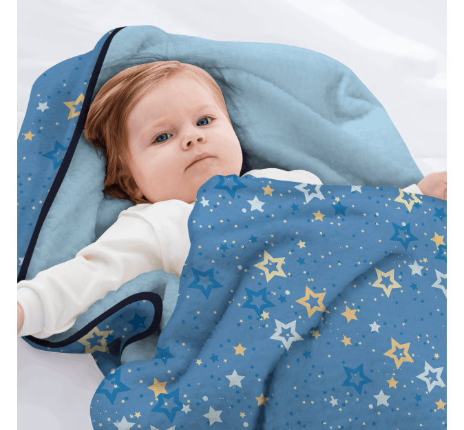 Manta de bebé polar personalizada