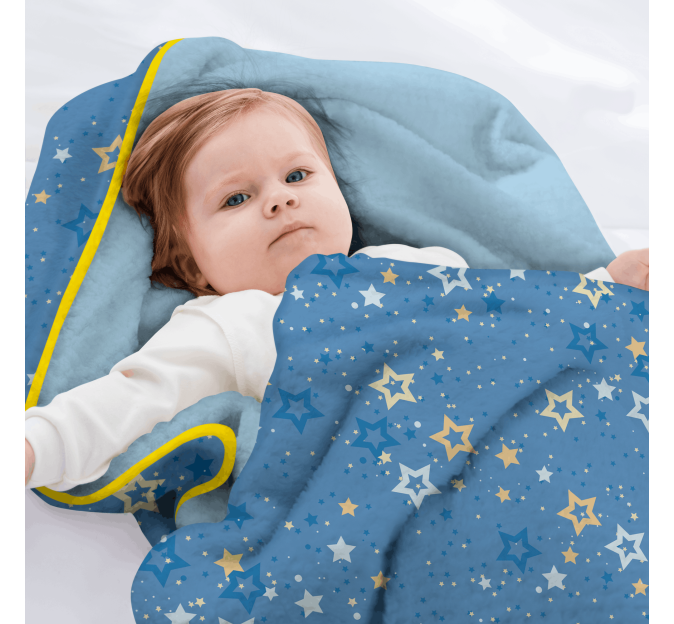 Manta de bebé polar personalizada