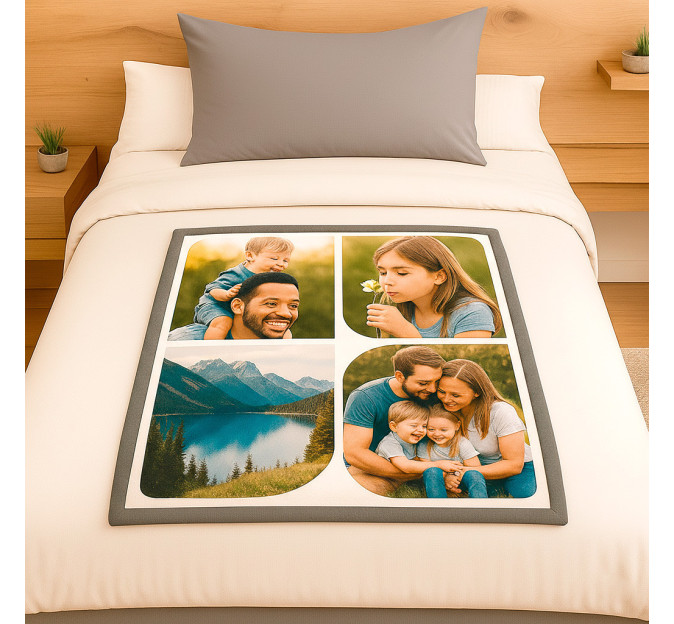 Manta polar talla M personalizada