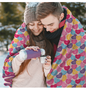 Manta polar talla XL personalizada