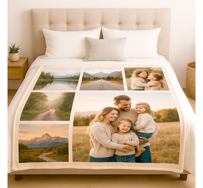 Manta polar talla XL personalizada