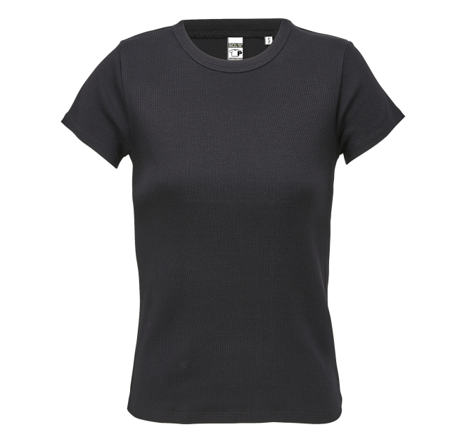 Camiseta acanalada de mujer SARA personalizada