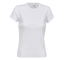Camiseta acanalada de mujer SARA personalizada