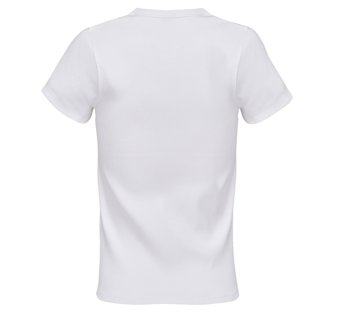 Camiseta acanalada de mujer SARA personalizada