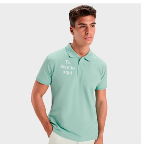 Polo punto piqué WOS personalizado
