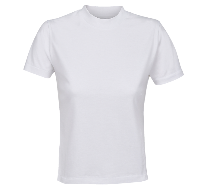 Camiseta corta y ceñida de mujer personalizada