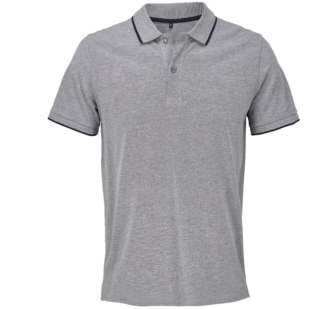 Polo bicolor tallas grandes PALERMO personalizado