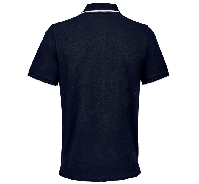 Polo bicolor tallas grandes PALERMO personalizado