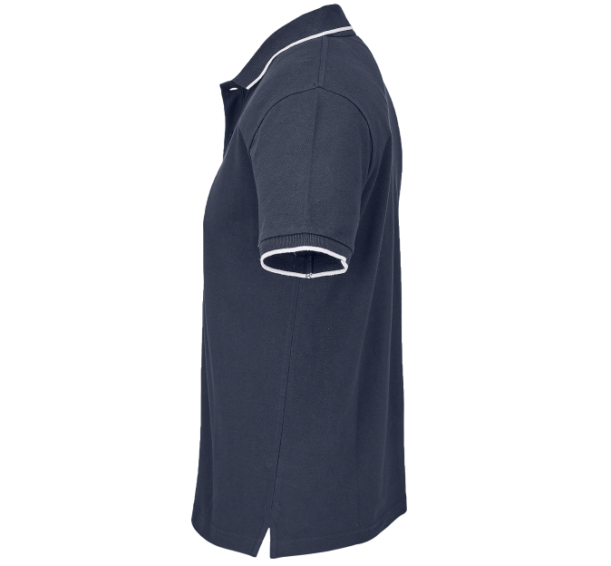 Polo bicolor tallas grandes PALERMO personalizado