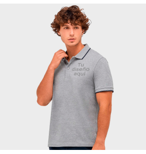 Polo bicolor PALERMO personalizado