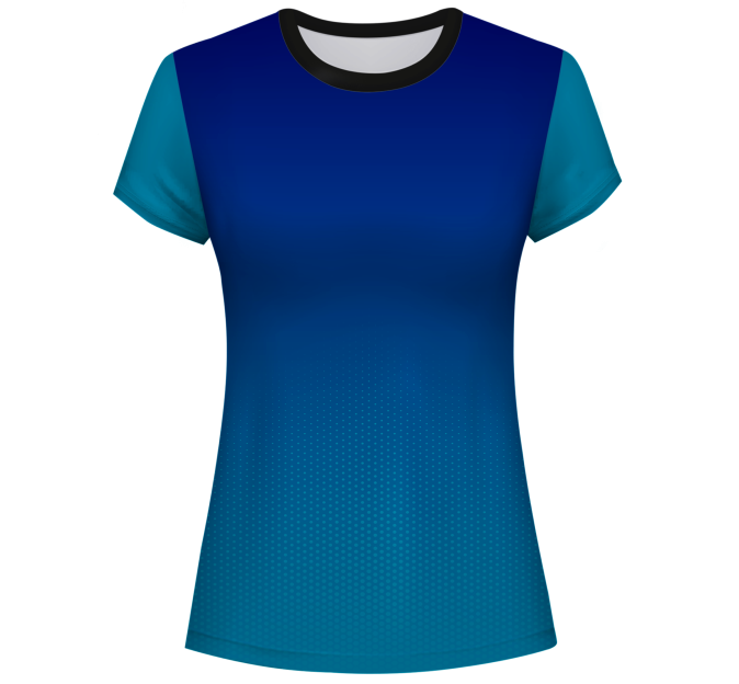 Conjunto voley mujer manga corta sublimado modelo degradado