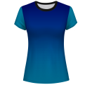 Conjunto voley mujer manga corta sublimado modelo degradado