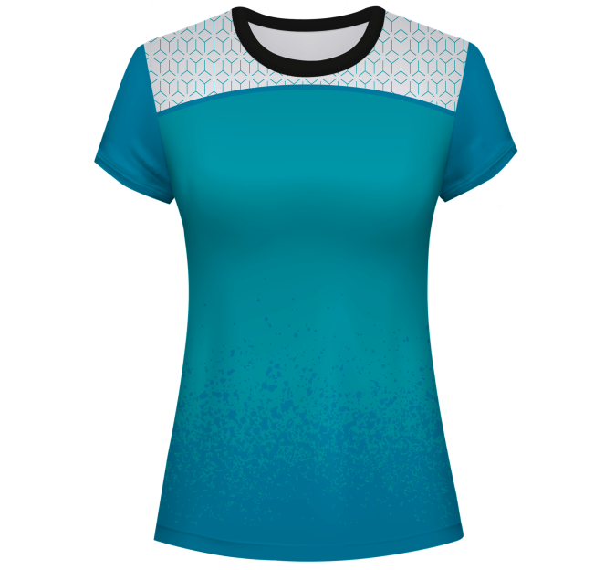 Conjunto voley mujer manga corta sublimado modelo corte