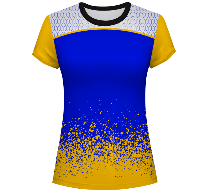 Conjunto voley mujer manga corta sublimado modelo corte
