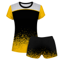 Conjunto voley mujer manga corta sublimado modelo corte