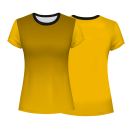 Camiseta voley mujer manga corta sublimada modelo degradado