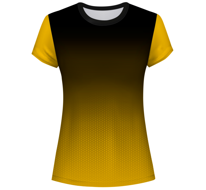 Camiseta voley mujer manga corta sublimada modelo degradado