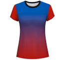 Camiseta voley mujer manga corta sublimada modelo degradado