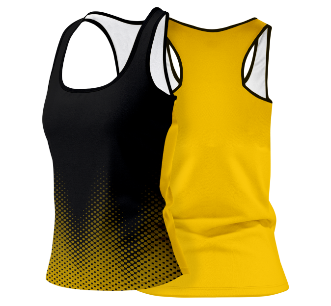 Camiseta voley mujer tirantes sublimada modelo puntos