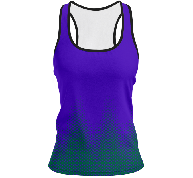 Camiseta voley mujer tirantes sublimada modelo puntos