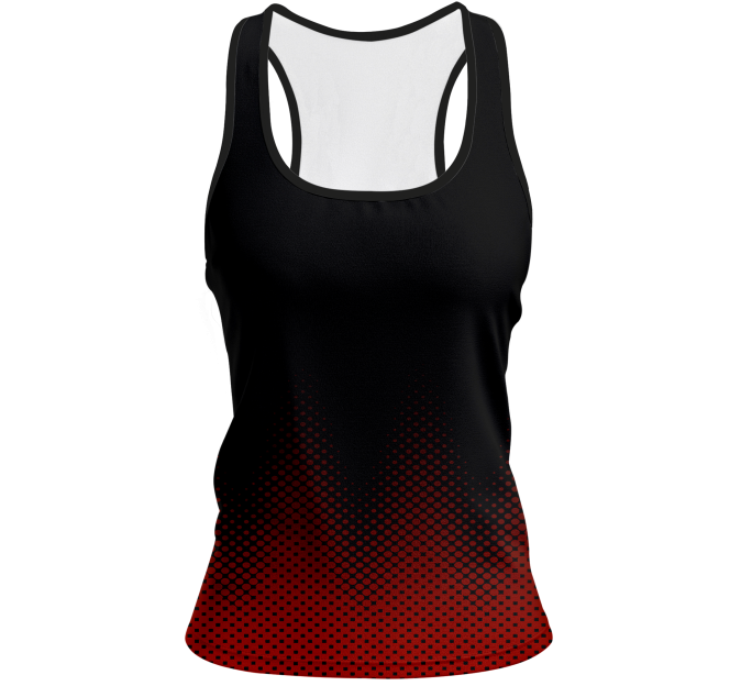 Camiseta voley mujer tirantes sublimada modelo puntos