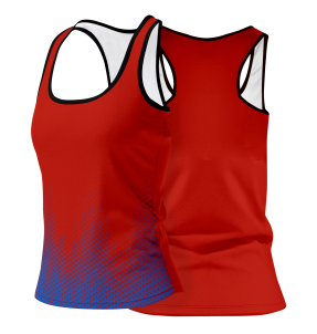 Camiseta voley mujer tirantes sublimada modelo puntos