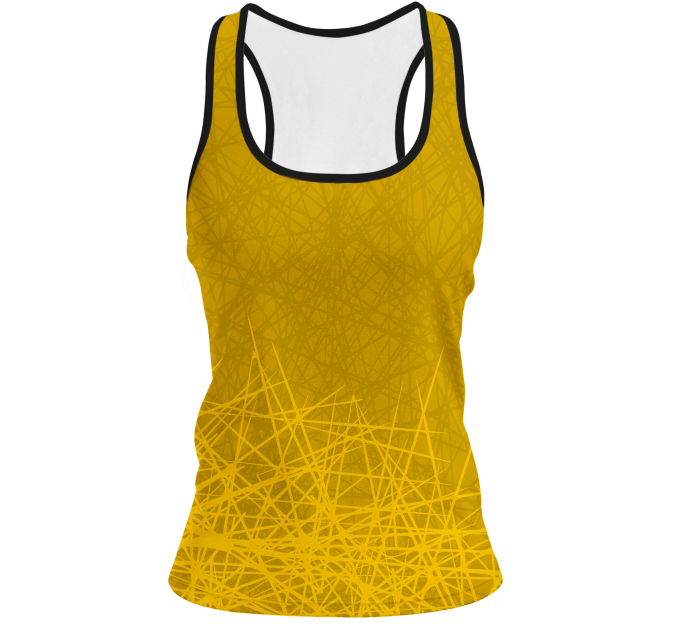 Camiseta voley mujer tirantes sublimada modelo líneas