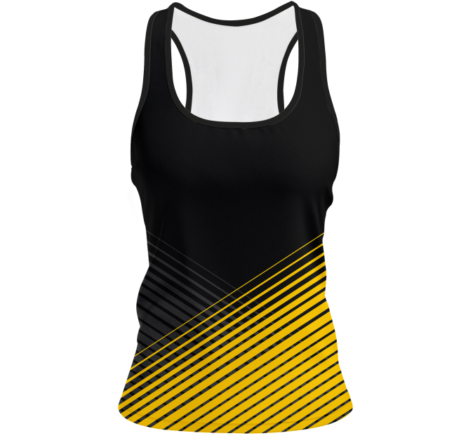 Camiseta voley mujer tirantes sublimada modelo rayas