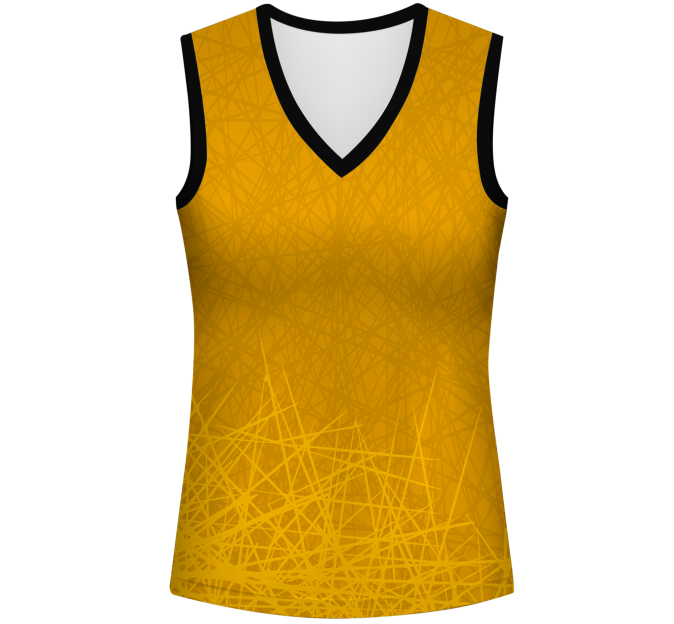 Camiseta voley mujer sin mangas sublimada modelo líneas