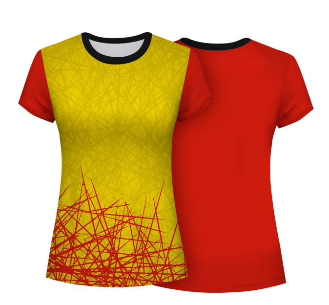 Camiseta de mujer voley manga corta Banjul personalizada