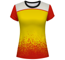 Camiseta voley mujer manga corta sublimada modelo corte