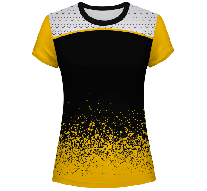 Camiseta voley mujer manga corta sublimada modelo corte