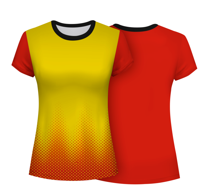 Camiseta de mujer voley manga corta Abuya personalizada