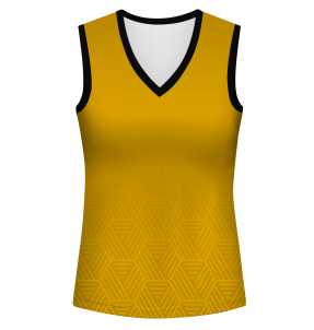 Camiseta voley mujer sin mangas sublimada modelo hexágono