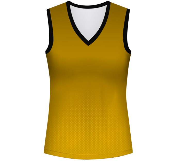 Camiseta voley mujer sin mangas sublimada modelo degradado