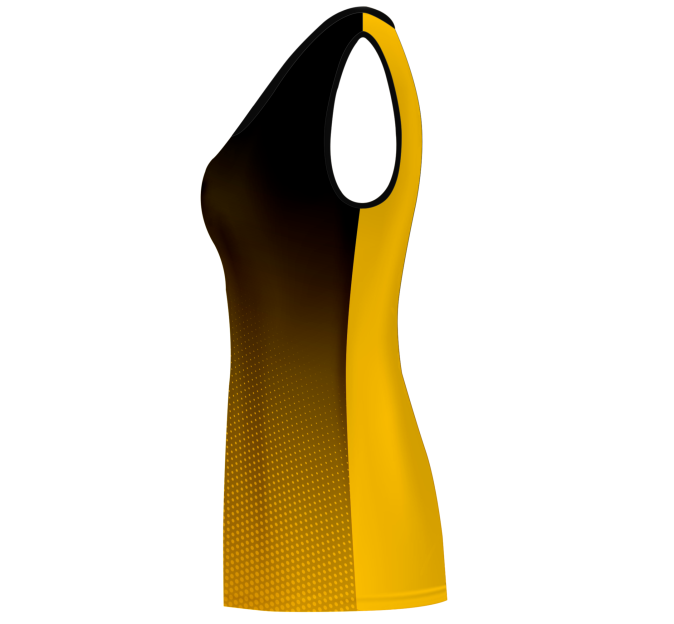 Camiseta voley mujer sin mangas sublimada modelo degradado