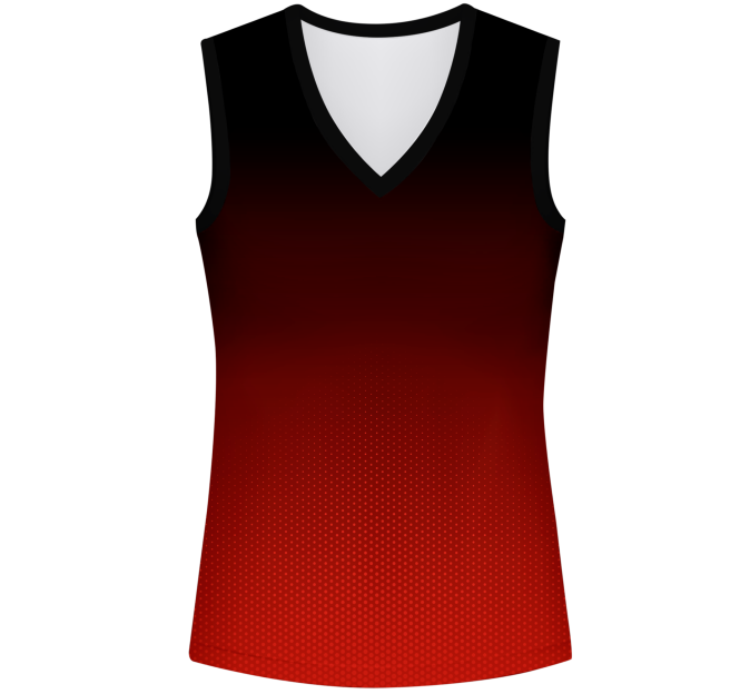 Camiseta voley mujer sin mangas sublimada modelo degradado