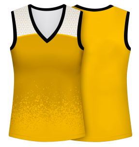 Camiseta voley mujer sin mangas sublimada modelo corte