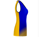 Camiseta voley mujer sin mangas sublimada modelo rayas
