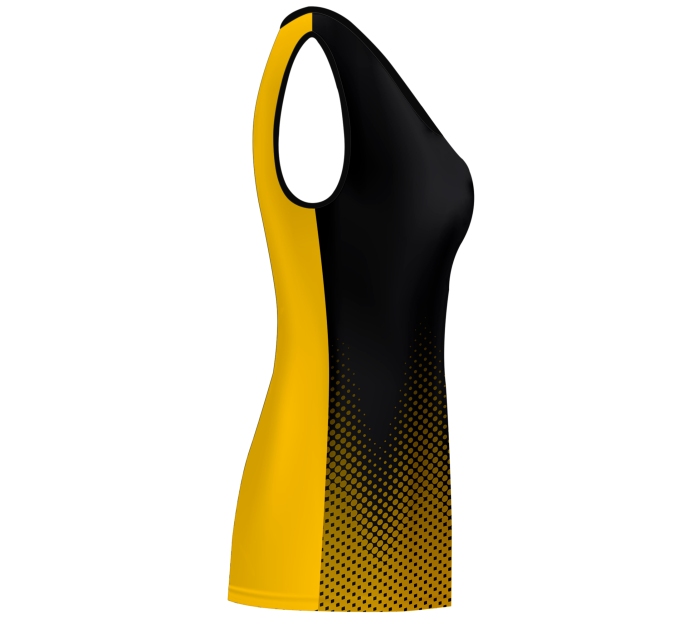 Camiseta voley mujer sin mangas sublimada modelo puntos