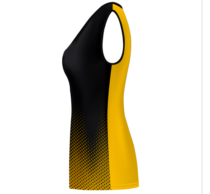 Camiseta voley mujer sin mangas sublimada modelo puntos
