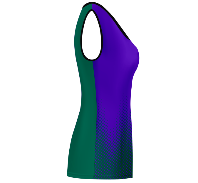 Camiseta voley mujer sin mangas sublimada modelo puntos