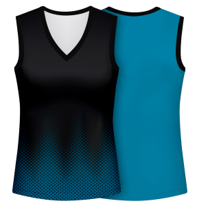 Camiseta voley mujer sin mangas sublimada modelo puntos