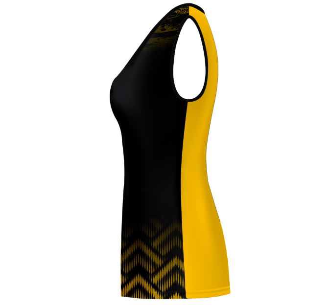 Camiseta voley mujer sin mangas sublimada modelo geométrico