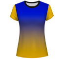 Camiseta pádel mujer manga corta sublimada modelo degradado