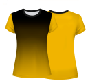 Camiseta pádel mujer manga corta sublimada modelo degradado